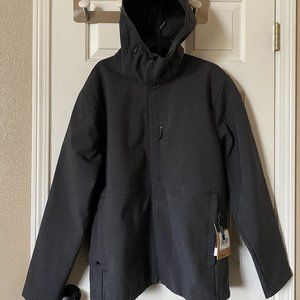 The North Face Apex Bionic Windwall Hooded Full Zip Jacket Hoodie Dark Gray